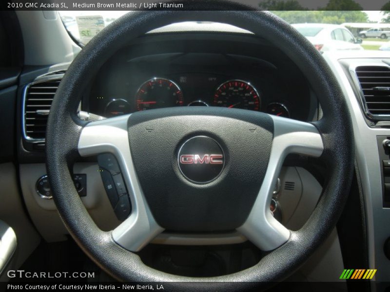 Medium Brown Metallic / Light Titanium 2010 GMC Acadia SL