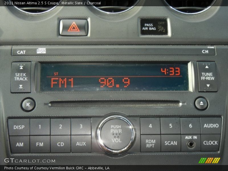 Metallic Slate / Charcoal 2011 Nissan Altima 2.5 S Coupe