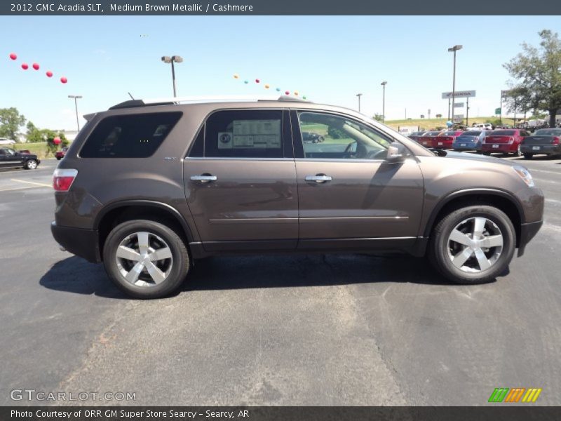 Medium Brown Metallic / Cashmere 2012 GMC Acadia SLT