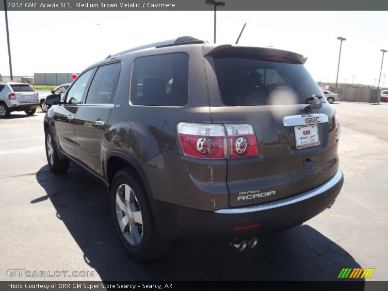 Medium Brown Metallic / Cashmere 2012 GMC Acadia SLT