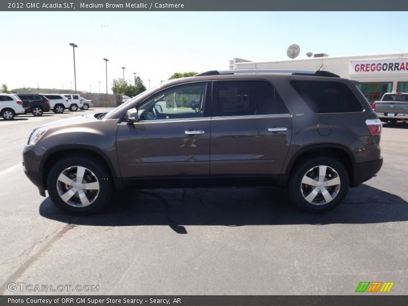 Medium Brown Metallic / Cashmere 2012 GMC Acadia SLT