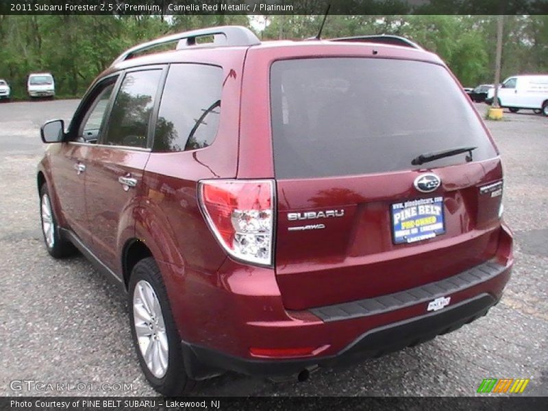 Camelia Red Metallic / Platinum 2011 Subaru Forester 2.5 X Premium