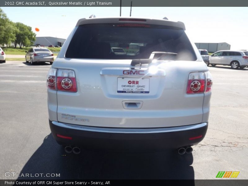 Quicksilver Metallic / Light Titanium 2012 GMC Acadia SLT