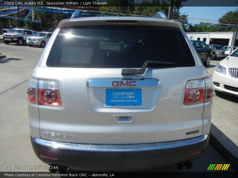 Quicksilver Metallic / Light Titanium 2009 GMC Acadia SLE