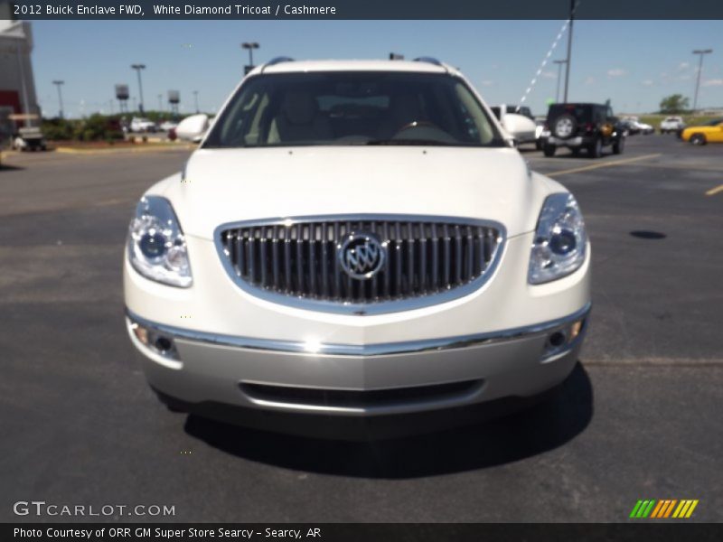 White Diamond Tricoat / Cashmere 2012 Buick Enclave FWD