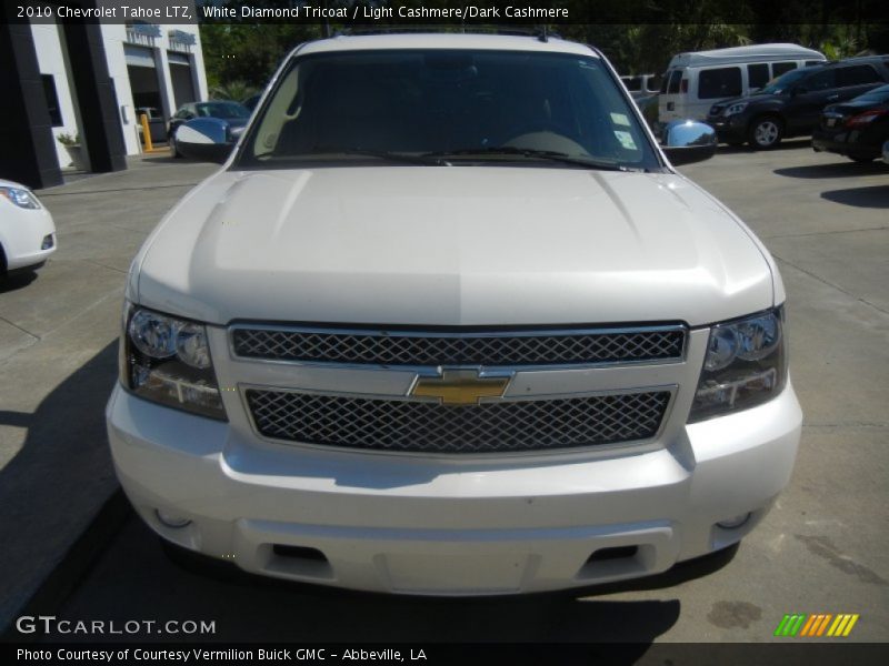 White Diamond Tricoat / Light Cashmere/Dark Cashmere 2010 Chevrolet Tahoe LTZ