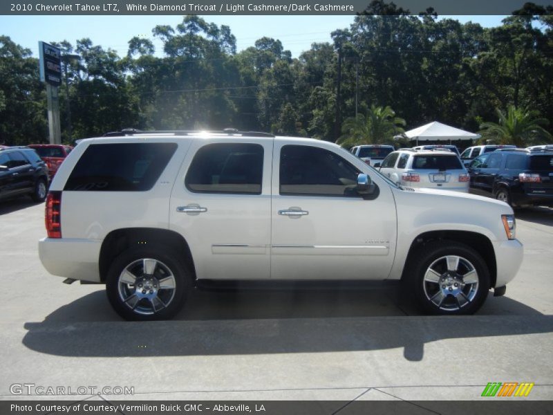White Diamond Tricoat / Light Cashmere/Dark Cashmere 2010 Chevrolet Tahoe LTZ