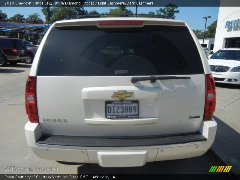 White Diamond Tricoat / Light Cashmere/Dark Cashmere 2010 Chevrolet Tahoe LTZ