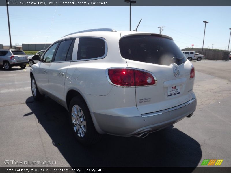 White Diamond Tricoat / Cashmere 2012 Buick Enclave FWD