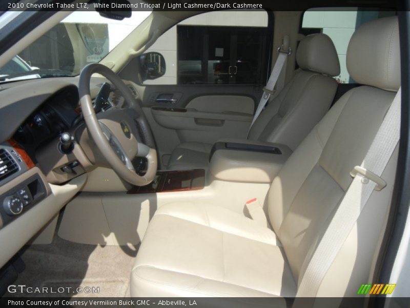 White Diamond Tricoat / Light Cashmere/Dark Cashmere 2010 Chevrolet Tahoe LTZ