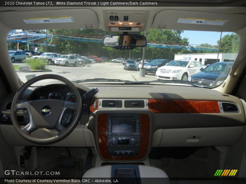 White Diamond Tricoat / Light Cashmere/Dark Cashmere 2010 Chevrolet Tahoe LTZ