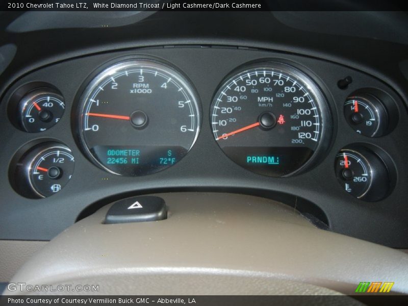 White Diamond Tricoat / Light Cashmere/Dark Cashmere 2010 Chevrolet Tahoe LTZ
