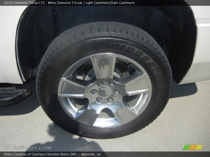 White Diamond Tricoat / Light Cashmere/Dark Cashmere 2010 Chevrolet Tahoe LTZ