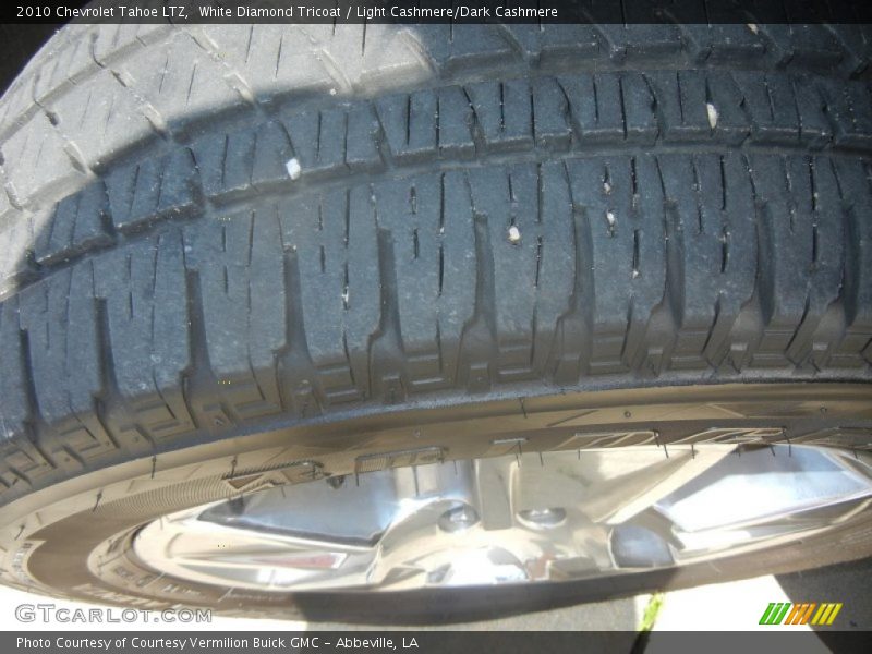 White Diamond Tricoat / Light Cashmere/Dark Cashmere 2010 Chevrolet Tahoe LTZ