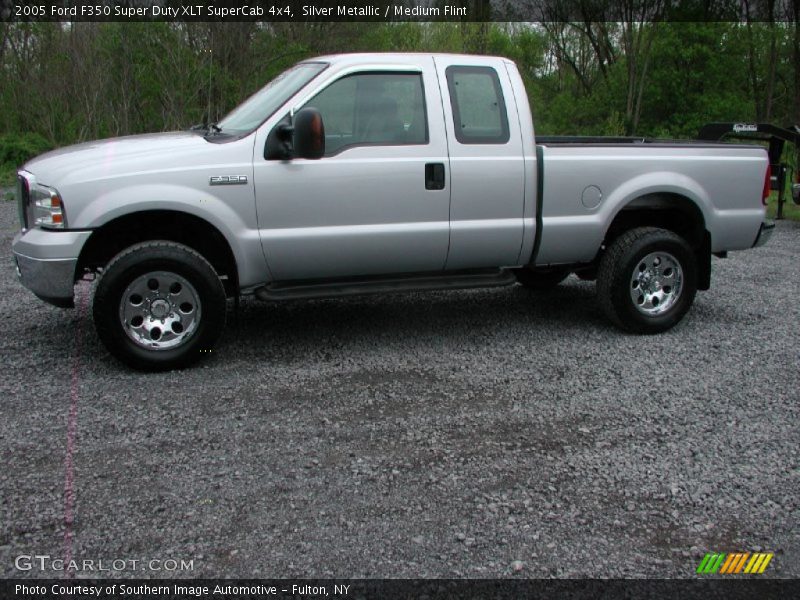  2005 F350 Super Duty XLT SuperCab 4x4 Silver Metallic