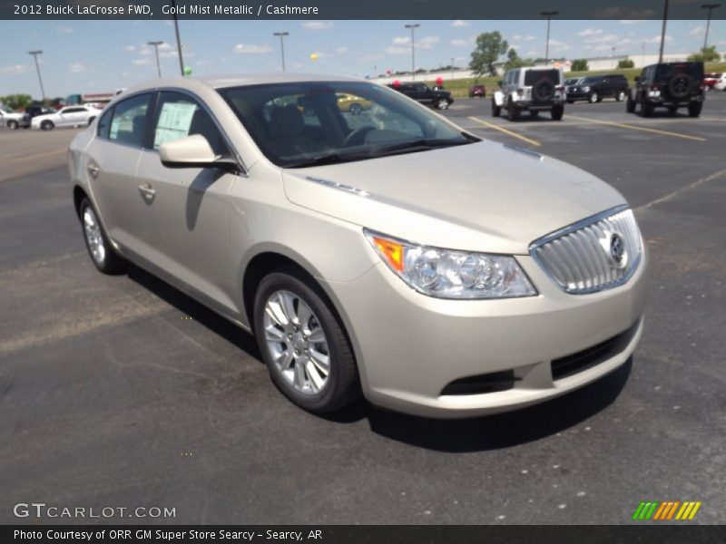 Gold Mist Metallic / Cashmere 2012 Buick LaCrosse FWD