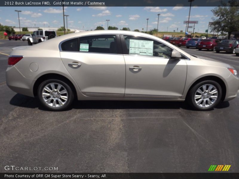 Gold Mist Metallic / Cashmere 2012 Buick LaCrosse FWD