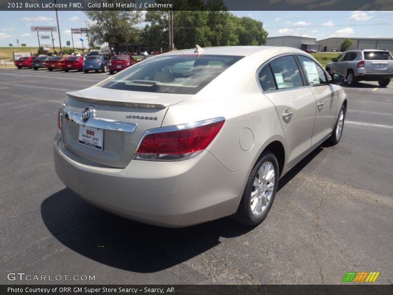 Gold Mist Metallic / Cashmere 2012 Buick LaCrosse FWD
