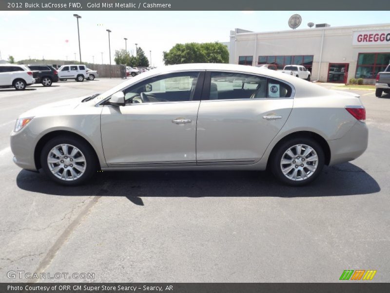 Gold Mist Metallic / Cashmere 2012 Buick LaCrosse FWD
