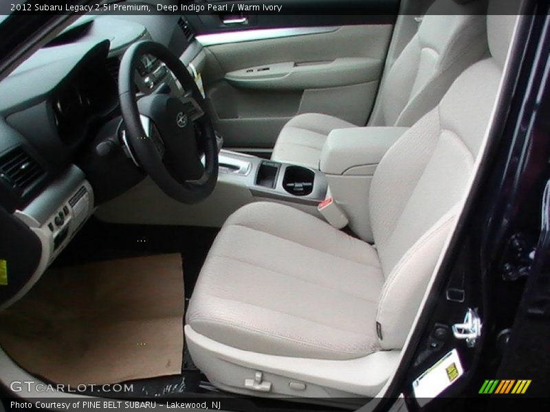  2012 Legacy 2.5i Premium Warm Ivory Interior