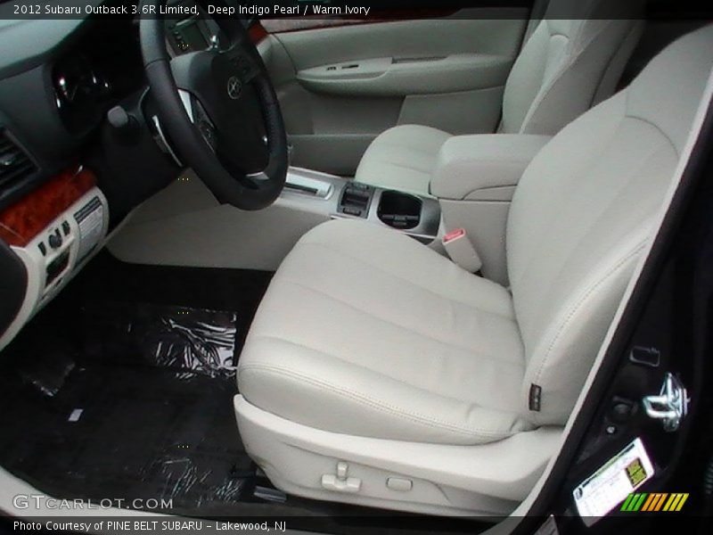 Deep Indigo Pearl / Warm Ivory 2012 Subaru Outback 3.6R Limited