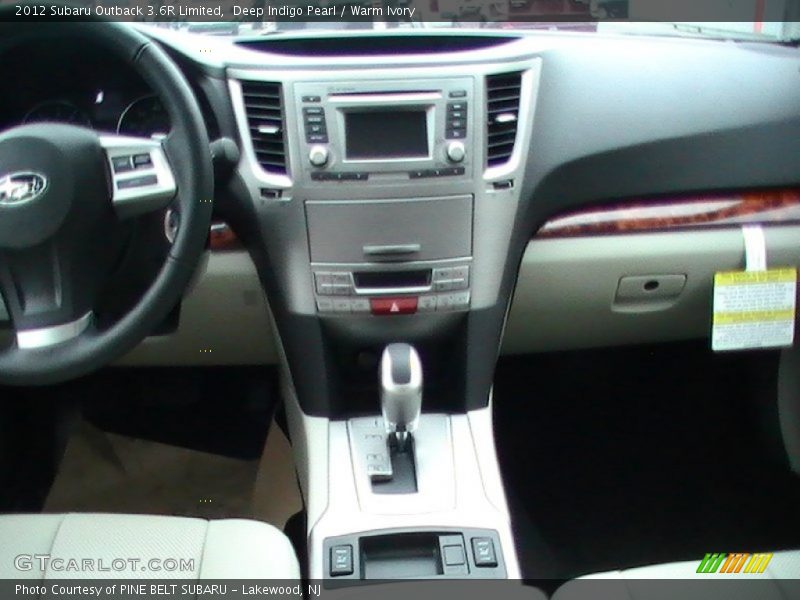 Deep Indigo Pearl / Warm Ivory 2012 Subaru Outback 3.6R Limited