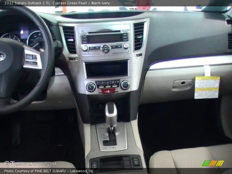 Cypress Green Pearl / Warm Ivory 2012 Subaru Outback 2.5i