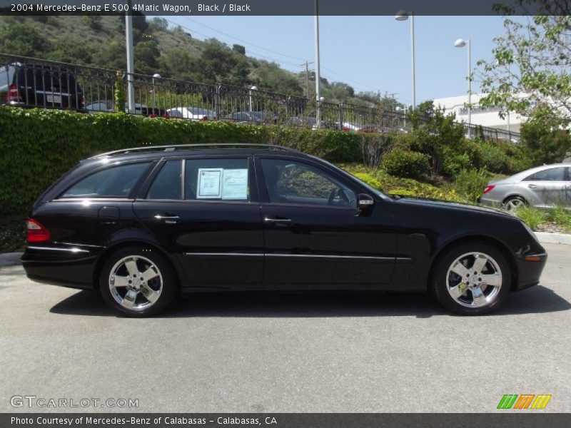 Black / Black 2004 Mercedes-Benz E 500 4Matic Wagon