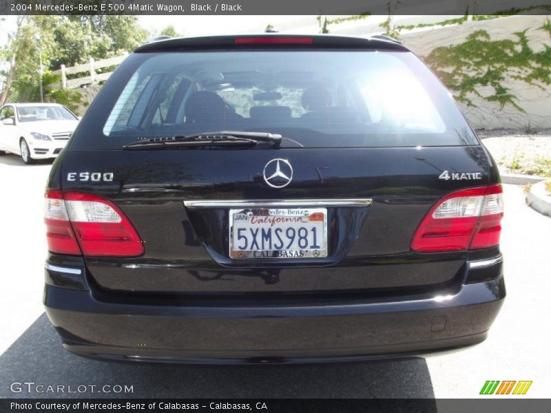 Black / Black 2004 Mercedes-Benz E 500 4Matic Wagon