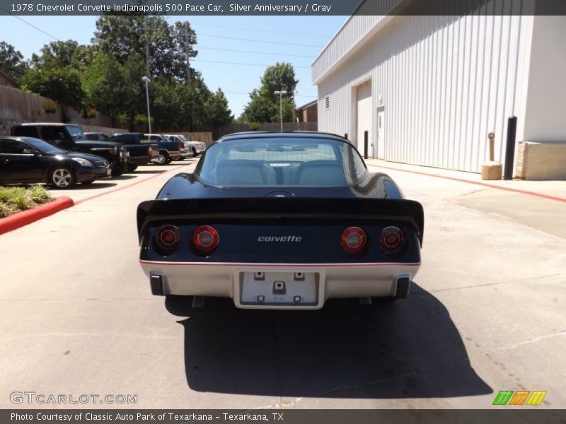 Silver Anniversary / Gray 1978 Chevrolet Corvette Indianapolis 500 Pace Car