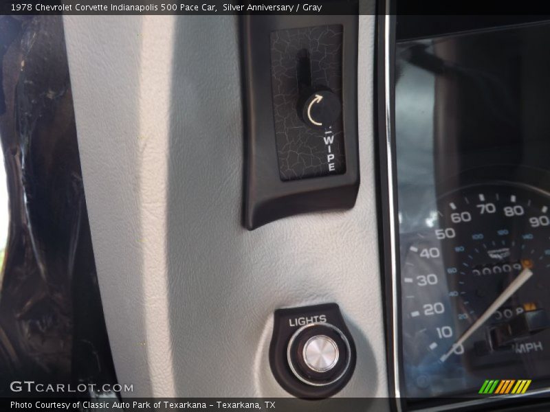 Controls of 1978 Corvette Indianapolis 500 Pace Car