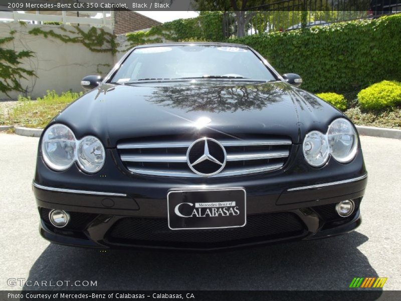 Black / Black 2009 Mercedes-Benz CLK 350 Cabriolet