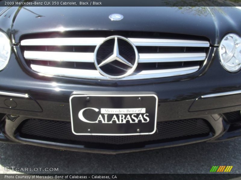 Black / Black 2009 Mercedes-Benz CLK 350 Cabriolet
