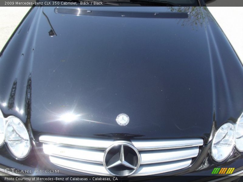 Black / Black 2009 Mercedes-Benz CLK 350 Cabriolet