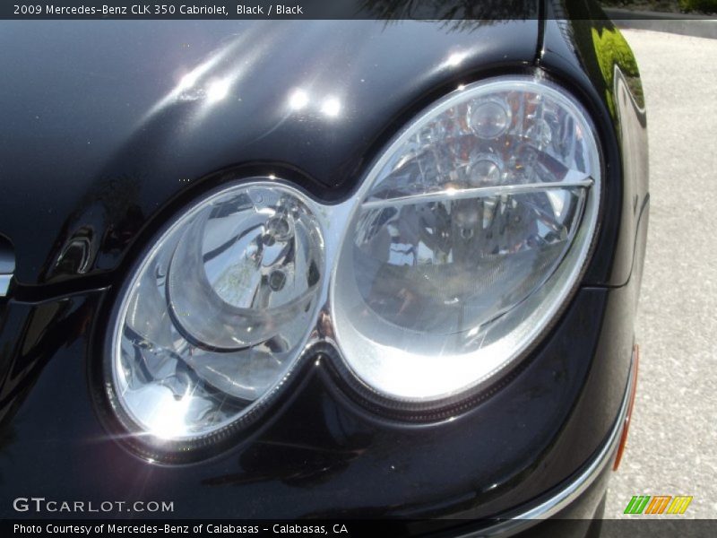 Black / Black 2009 Mercedes-Benz CLK 350 Cabriolet