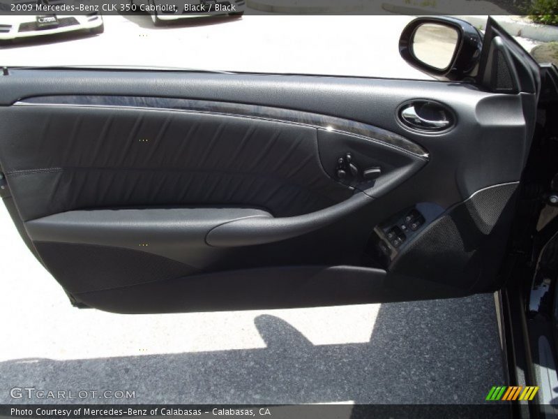Black / Black 2009 Mercedes-Benz CLK 350 Cabriolet