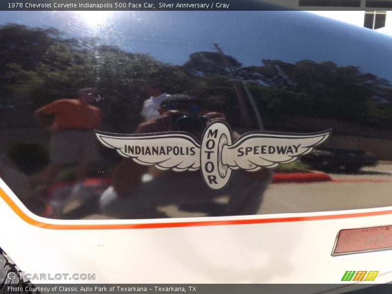  1978 Corvette Indianapolis 500 Pace Car Logo