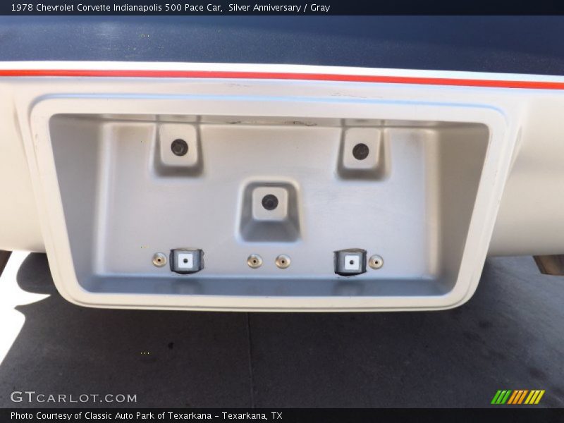 Silver Anniversary / Gray 1978 Chevrolet Corvette Indianapolis 500 Pace Car