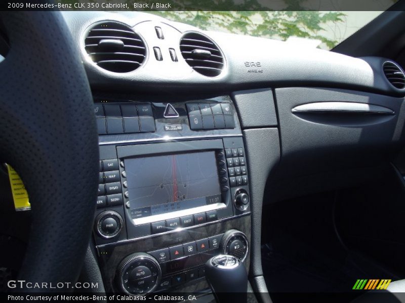 Black / Black 2009 Mercedes-Benz CLK 350 Cabriolet