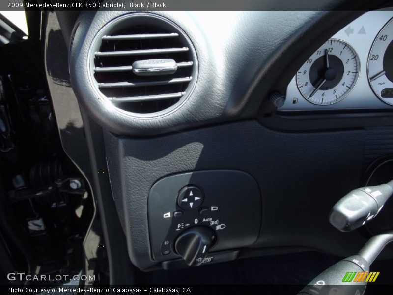 Black / Black 2009 Mercedes-Benz CLK 350 Cabriolet