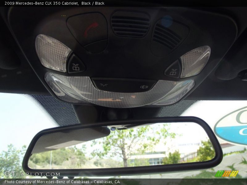 Black / Black 2009 Mercedes-Benz CLK 350 Cabriolet
