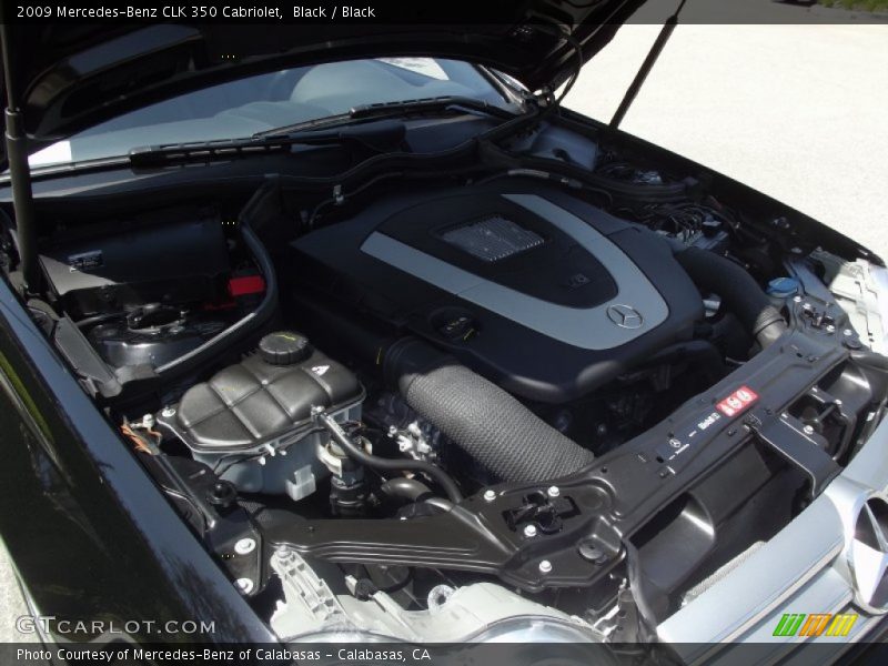 Black / Black 2009 Mercedes-Benz CLK 350 Cabriolet