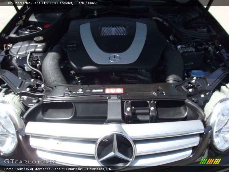 Black / Black 2009 Mercedes-Benz CLK 350 Cabriolet
