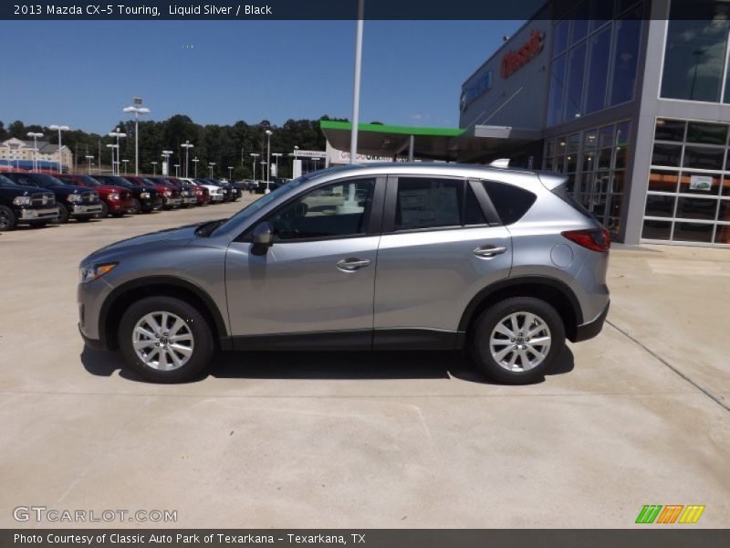 Liquid Silver / Black 2013 Mazda CX-5 Touring