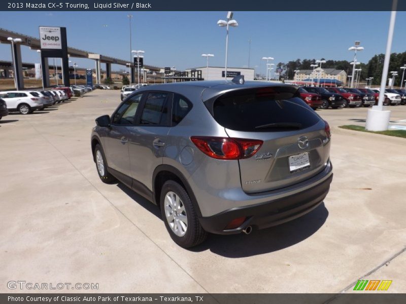 Liquid Silver / Black 2013 Mazda CX-5 Touring