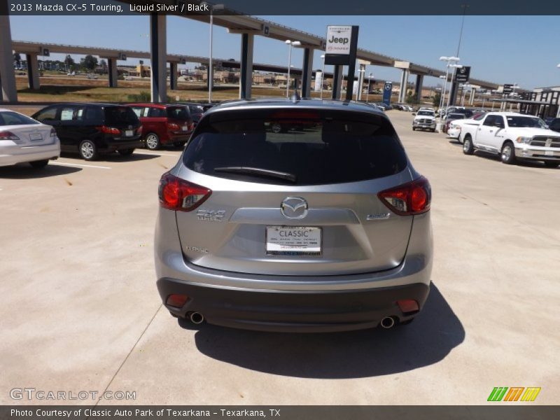 Liquid Silver / Black 2013 Mazda CX-5 Touring