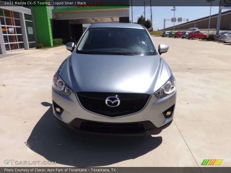 Liquid Silver / Black 2013 Mazda CX-5 Touring