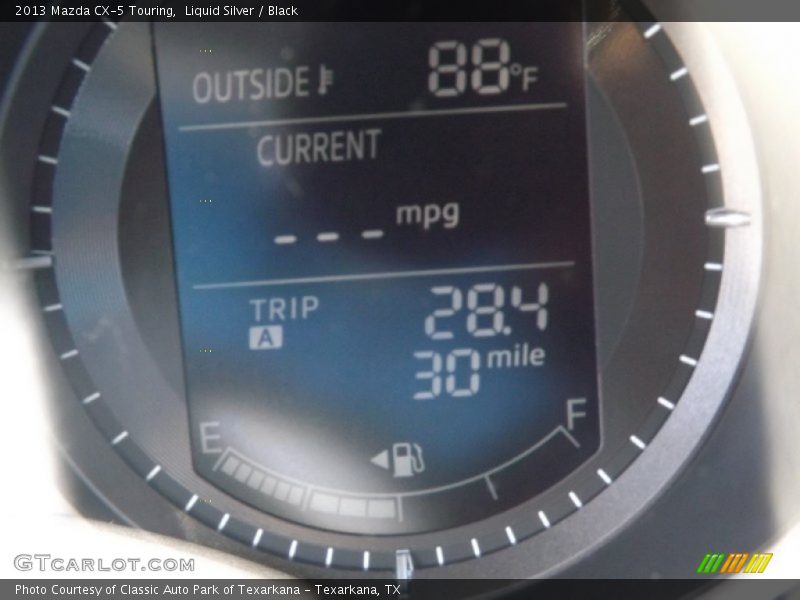 Liquid Silver / Black 2013 Mazda CX-5 Touring