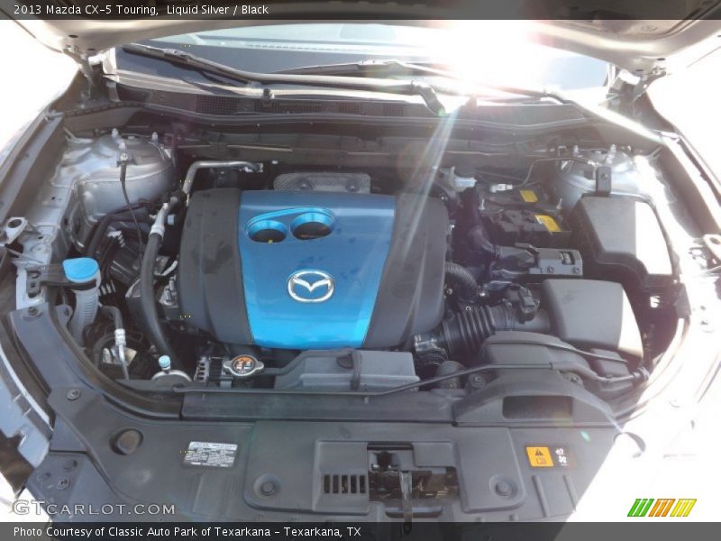 Liquid Silver / Black 2013 Mazda CX-5 Touring