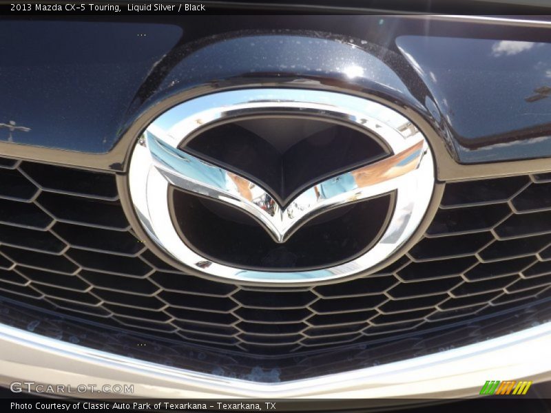 Liquid Silver / Black 2013 Mazda CX-5 Touring